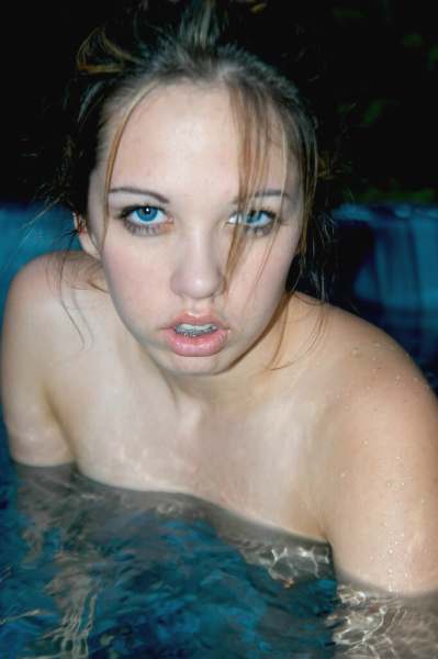Hot Haley sulking teen
