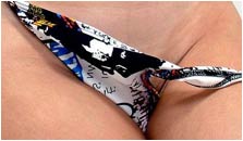 In Bed With Eva panty crotch shot